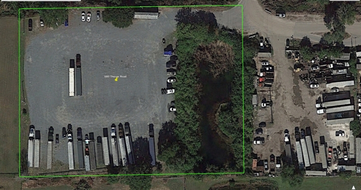 Two Usable Acre Yard For Lease