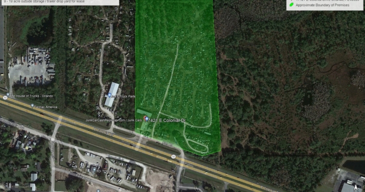 E. Colonial Drive Storage Yard